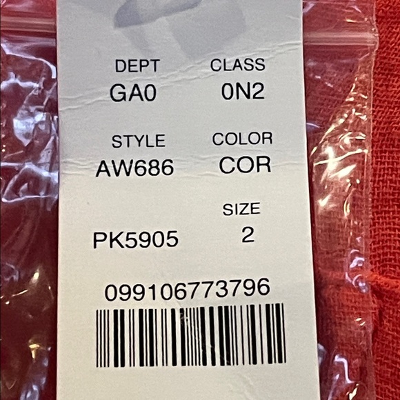 NWT J.Crew Double Gauze Button Up Shirt Coral Size 2 Lightweight Cotton - Picture 3 of 9